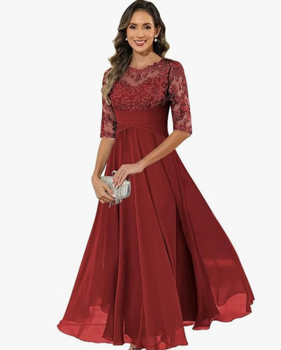 Damen brautmutterkleid lang - brautmutterkleid,