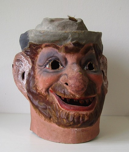 Antike seltene faschingsmaske - antike,