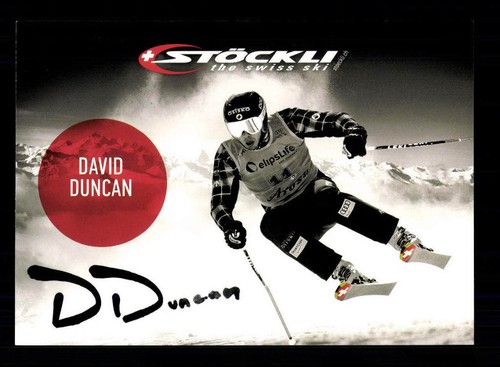 David duncan autogrammkarte - duncan,