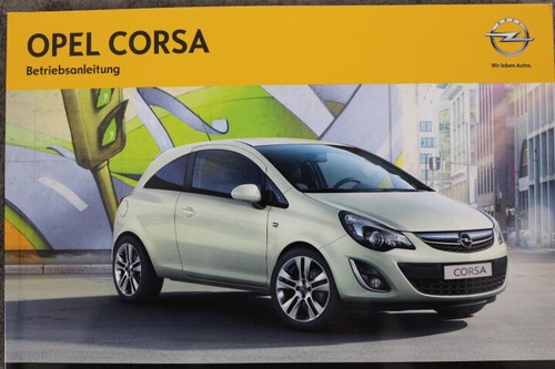 Opel corsa betriebsanleitung - opel,