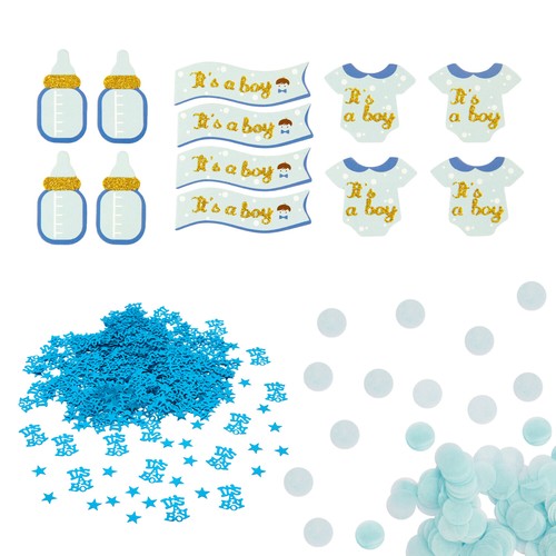 Baby shower party konfetti - shower, set