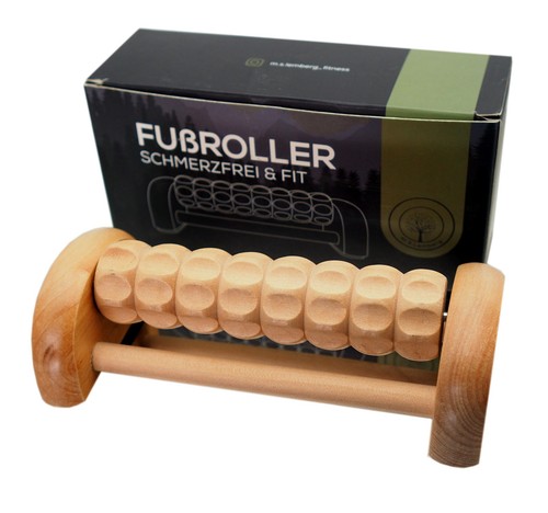 Fußroller aus holz - aus,