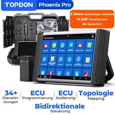 Topdon Phoenix Pro KFZ OBD2 Diagnosegerät ECU Programmier Deutsch Alle System DE