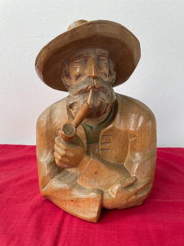 Große holz figur - holz,