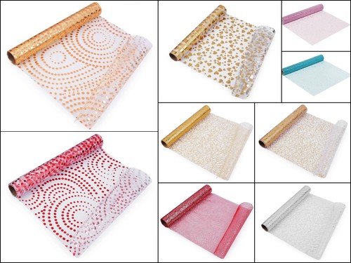 Deko stoff organza tüll - 1m,