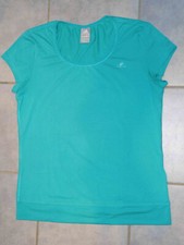 adidas T-shirt, Trikot für Gymnastik Gr.L / 40, petrolgrün, Erlös wird gespendet