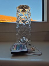 Rosenkristalllampe Kristalllampe Farbwechsel Licht LED