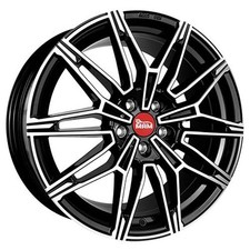 1x MAM WHEELS MAM B3 black front polished 8.5Jx19 5x112 ET30