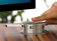 Xystec USB-Tisch-Kabeldose m