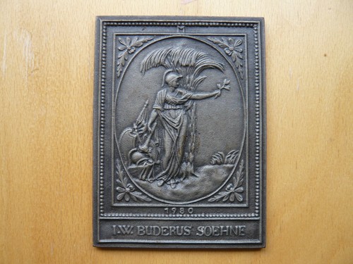 Buderus jahresplakette 1980 - buderus,