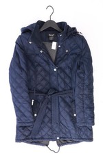✨ DKNY Kapuzenmantel Regular Mantel für Damen Gr. 36, S blau aus Polyester ✨