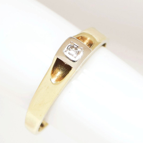 Diamantring karat 585 gold - 14,