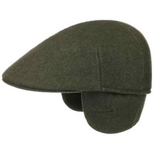 LODENHUT MANUFAKTUR Flatcap mit Ohrenklappen Schirmmütze Schiebermütze Wintercap