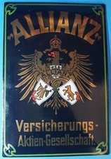 Reklame, Emailschild Allianz