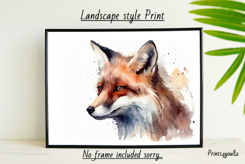 Fuchs tiere druck - tiere,