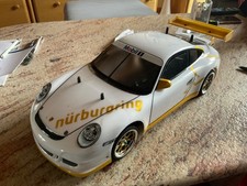 Porsche 911 GT3 / 1:10 carbon chassis, tuning Motor und Regler, Alu Fahrwerk.
