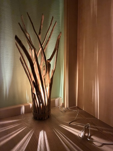 Treibholz lampe 108cm natur - lampe,