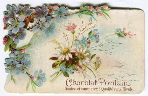 Oblaten scrap die cut chromo