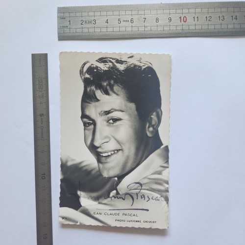 Jean claude pascal autogramm - jean-claude,