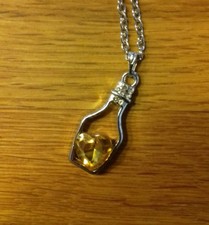 Halskette Flasche Herz