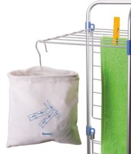 WÄSCHEKLAMMERBEUTEL mit Haken