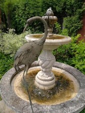 Shabby chic reiher - reiher,, kopf