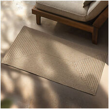 Geflochtener Teppich Jute Boho-Stil Wohnteppich Teppichläufer Juteteppich Indoor