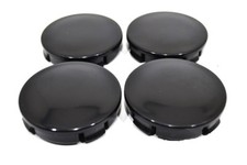 Satz 4x Nabenkappen Nabendeckel Felgendeckel Radkappen 58mm/55mm Schwarz K05b 