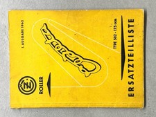 orig Ersatzteilliste Cezeta Typ 502/ 00-01 Ersatzteilkatalog 1962