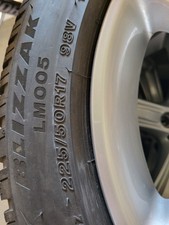 4 Winterkompletträder m. Bridgestone Blizzak-Reifen 225/50 R17 a.orig. BMW-Felge