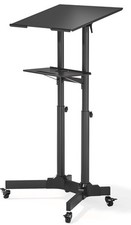 BONTEC Stehpult Höhenverstellbar Schreibtisch/Laptoptisch mit Rollen