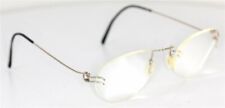 Designer Brille Titan Gold glasses FASSUNG Brillengestell 