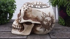 Dekofigur Totenkopf Totenschädel Totenkopf-Figur Schädel Skull Gothic Fantasy