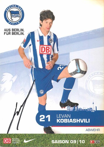 Autogramm levan kobiashvili - autogramm,