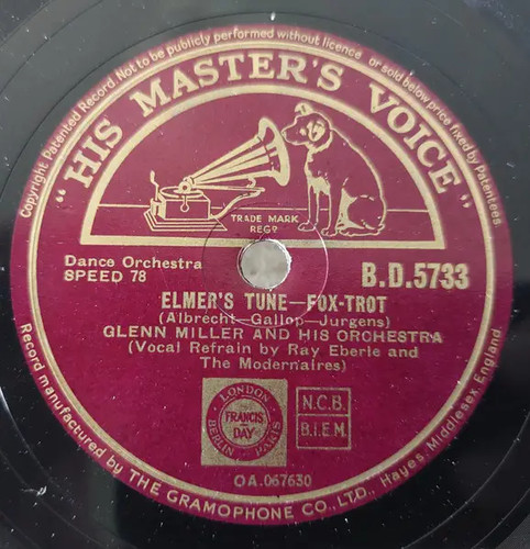 Schellack glenn miller - miller, and