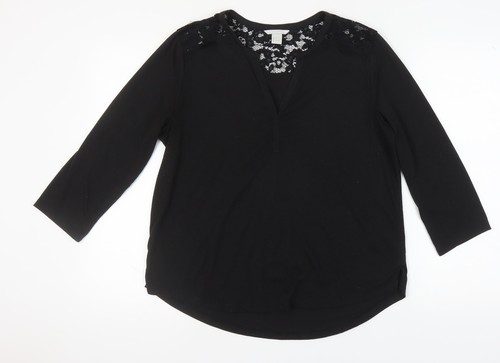 Damen oberteil schwarz 3 - damen,