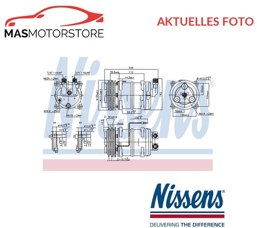 Kompressor klimaanlage nissens - kompressor,