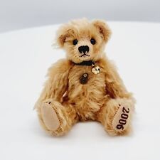 Hermann Teddy Original Miniatur Bär 2006 mit Glöckchen 13 cm Mohair