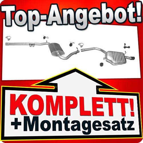 Auspuff für audi - für,