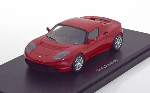 Schuco tesla roadster rot - roadster,