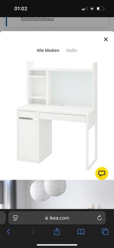 Schreibtisch ikea micke - schreibtisch,