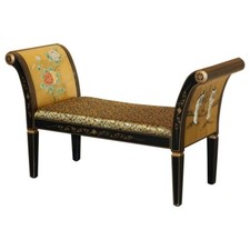 ANTIKE PERLMUTT SPECKSTEIN GEISHA MÄDCHEN GESCHNITZT CHINESISCHE CHINOISERIE BANK