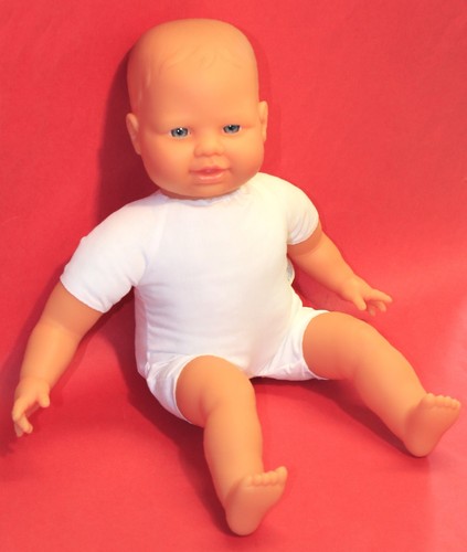 Babypuppe 40cm mit - 40cm,