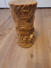Rustikale honigfarbene kerze - rustikale,