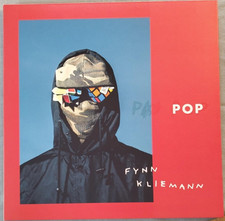 Fynn Kliemann POP Vinyl mit Karte, Aufkleber twofinger Records 2020 rosarot