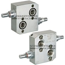 Schockventil doppelwirkend zum Aufflanschen auf OMP / OMR Hydraulik Ölmotor VAU