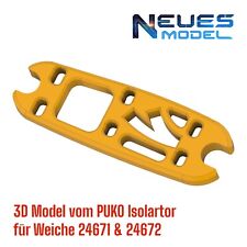 Märklin C-Gleis PUKO Isolator für C-Gleis Bogenweichen 24671 & 24672