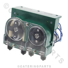 GERMAC KOMMERZIELLE GESCHÜSSELSPÜLMASCHINE GLASWASCHMASCHINE ZWEI CHEMISCHE DOSIERPUMPE NETZVOLT