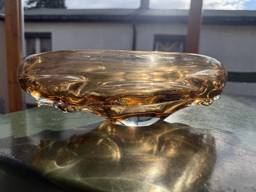 Alte glas schale czech crystal - schale,