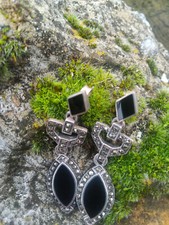 Vintage silber ohrringe - silber,